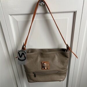 Valentina Italy Pebble Leather Bag